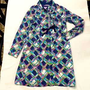 LILLY PULITZER Retro Style Shirt Dress 12